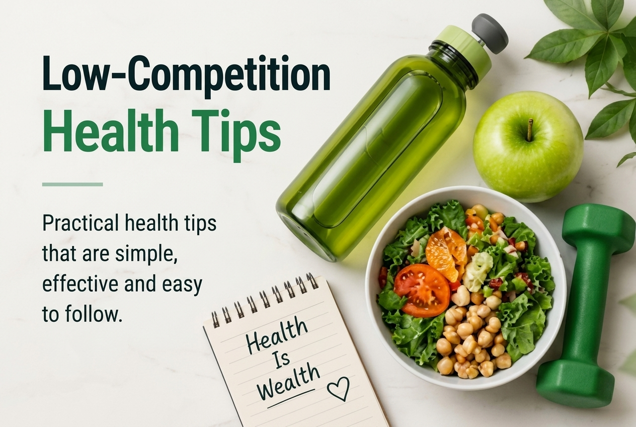 Low-Competition Health Tips